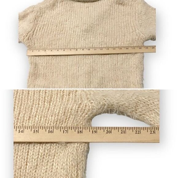 NWT Ramy Brook Max V Neck Fuzzy Sweater with Metallic Trim, Size XXS - Picture 13 of 14